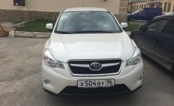 1 469 р. Сетка на бампер Russtal (черная)  Subaru XV  GP/G33 (2012-2016) дорестайлинг  с доставкой в г. Кемерово. Увеличить фотографию 2