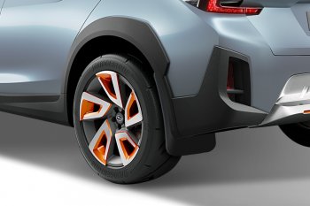 4 799 р. Брызговики задние Frosch Subaru XV GP/G33 дорестайлинг (2012-2016)  с доставкой в г. Кемерово. Увеличить фотографию 2