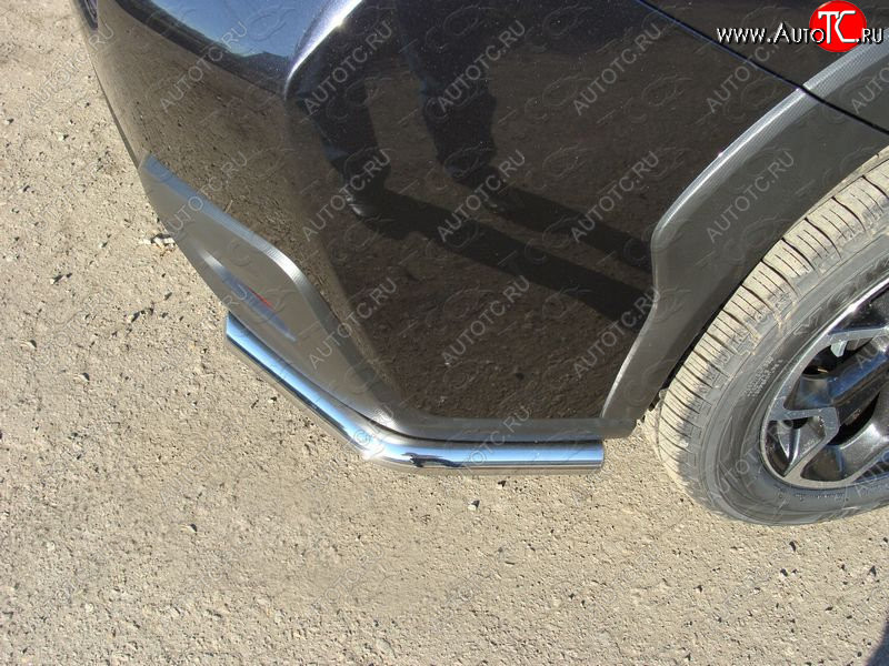 7 349 р. Защита заднего бампера (уголки) ТСС 42,4 мм  Subaru XV  GP/G33 (2012-2017) дорестайлинг, рестайлинг  с доставкой в г. Кемерово