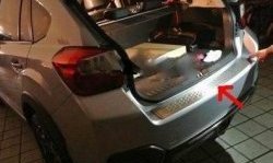 5 349 р. Защитная накладка на задний бампер СТ Subaru XV GP/G33 дорестайлинг (2012-2016)  с доставкой в г. Кемерово. Увеличить фотографию 2
