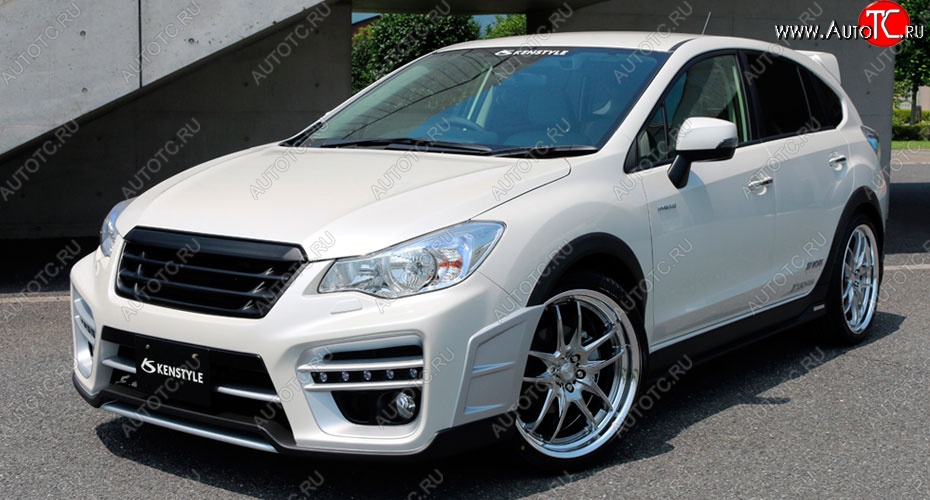 26 849 р. Передний бампер KENSTYLE Subaru XV GP/G33 дорестайлинг (2012-2016) (Неокрашенный)  с доставкой в г. Кемерово