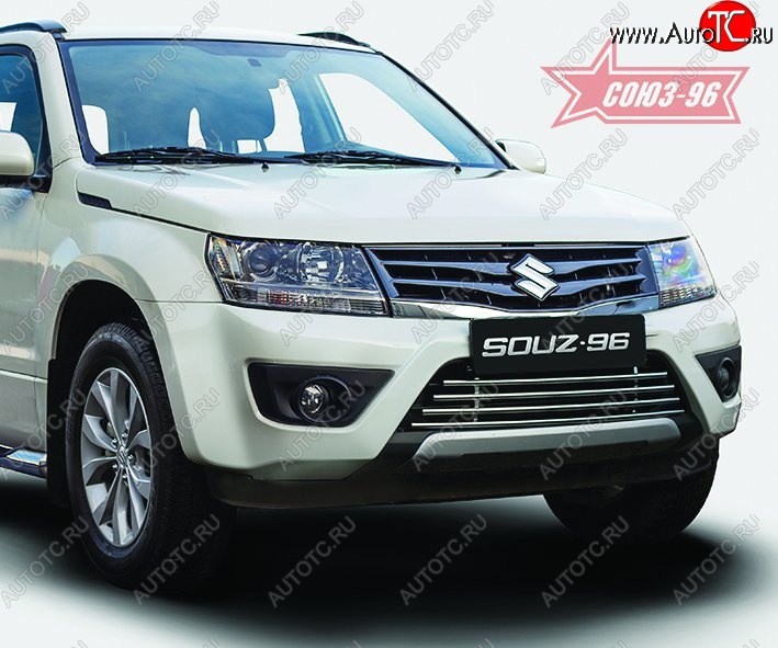 4 949 р. Декоративный элемент воздухозаборника Souz-96 (d16) Suzuki Grand Vitara JT 5 дверей 2-ой рестайлинг (2012-2016)  с доставкой в г. Кемерово