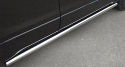 70 999 р. Защита порогов из круглой трубы диаметром 63 мм (5 дв.) Russtal Suzuki Grand Vitara JT 5 дверей 2-ой рестайлинг (2012-2016) (Защита порогов с со скосами на торцах (вариант 1))  с доставкой в г. Кемерово. Увеличить фотографию 6