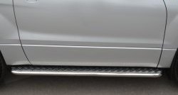 24 649 р. Широкая защита порогов (3 дв.) SLITKOFF Suzuki Grand Vitara JT 3 двери 2-ой рестайлинг (2012-2016)  с доставкой в г. Кемерово. Увеличить фотографию 2