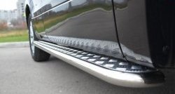 24 649 р. Широкая защита порогов (5 дв.) SLITKOFF Suzuki Grand Vitara JT 5 дверей 2-ой рестайлинг (2012-2016)  с доставкой в г. Кемерово. Увеличить фотографию 3