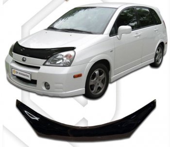 Дефлектор капота CA-Plastic Suzuki Aerio RA21S, RC51S седан дорестайлинг (2001-2003)