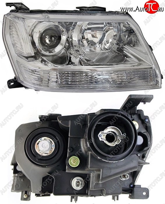 6 599 р. Правая фара SAT (под ксенон)  Suzuki Escudo ( 5,  3) (2006-2012) дв. дорестайлинг, дорестайлинг, 1-ый рестайлинг  с доставкой в г. Кемерово