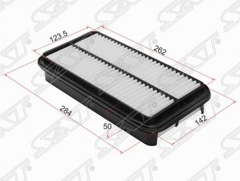 Фильтр воздушный двигателя SAT (284х142х50 mm) Suzuki Escudo  1 (1988-1997) дорестайлинг, рестайлинг