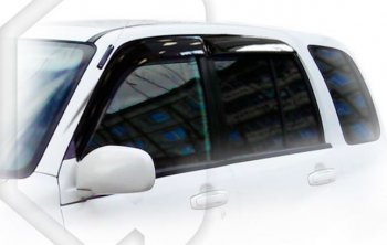 2 799 р. Дефлектора окон CA-Plastic Suzuki Escudo 2 (1997-2006) (Classic полупрозрачный)  с доставкой в г. Кемерово. Увеличить фотографию 2