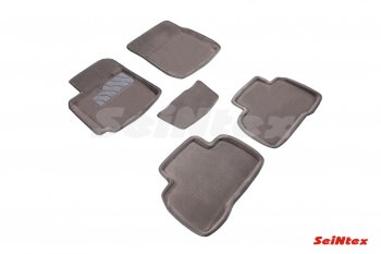 Текстильные 3D коврики в салон SEINTEX серые Suzuki Grand Vitara ( JT 5 дверей,  JT 3 двери) (2005-2012) дорестайлинг, 1-ый рестайлинг