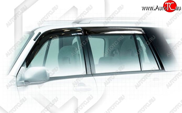 2 199 р. Дефлектора окон CA-Plastic  Suzuki Grand Vitara XL7 (2000-2006)  дорестайлинг, рестайлинг (Classic полупрозрачный)  с доставкой в г. Кемерово