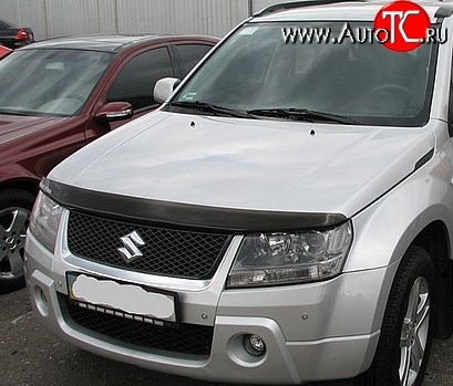 3 299 р. Дефлектор капота NovLine Suzuki Grand Vitara JT 5 дверей дорестайлинг (2005-2008)  с доставкой в г. Кемерово