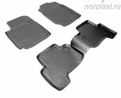 Комплект ковриков в салон Norplast Suzuki Grand Vitara ( JT 5 дверей,  JT 3 двери) (2005-2012) дорестайлинг, 1-ый рестайлинг (черный)