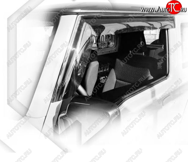 2 079 р. Дефлектора окон CA-Plastic  Suzuki Jimny  JB64 (2018-2025) (Classic полупрозрачный)  с доставкой в г. Кемерово