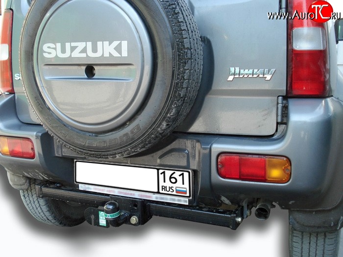 65 999 р. Фаркоп Лидер Плюс (до 1200 кг) Suzuki Jimny JB23/JB43 дорестайлинг (1998-2001) (Без электропакета)  с доставкой в г. Кемерово
