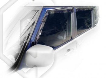 2 199 р. Дефлектора окон CA-Plastiс  Suzuki Solio (2015-2020) (серия Classic полупрозрачный)  с доставкой в г. Кемерово. Увеличить фотографию 2