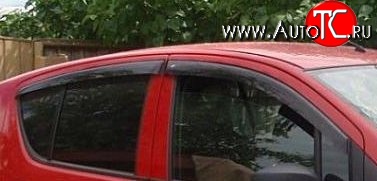 999 р. Комплект дефлекторов окон (ветровиков) 4 шт. Russtal Suzuki Splash (2008-2015)  с доставкой в г. Кемерово