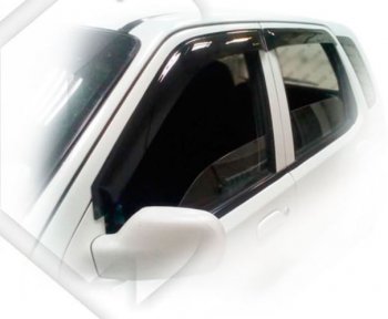 Дефлектора окон CA-Plastic Suzuki Swift HT51S дорестайлинг, хэтчбэк 5 дв. (2000-2003) (Classic полупрозрачный)