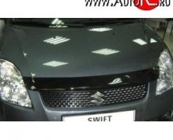Дефлектор капота NovLine Suzuki Swift  ZC (2003-2008) дорестайлинг, хэтчбэк 5 дв.