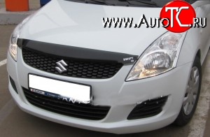 959 р. Дефлектор капота NovLine Suzuki Swift ZC72S дорестайлинг, хэтчбэк 5 дв. (2010-2013)  с доставкой в г. Кемерово