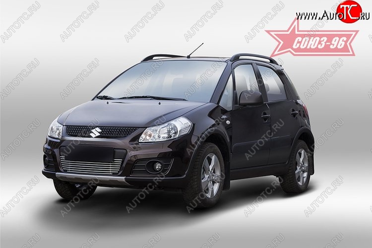 4 589 р. Декоративный элемент воздухозаборника Souz-96 (d10) Suzuki SX4 JYB, JYA хэтчбэк дорестайлинг (2013-2016)  с доставкой в г. Кемерово
