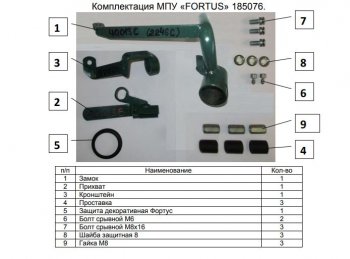 11 749 р. Замок КПП FORTUS АТ Suzuki SX4 JAB, JYA хэтчбэк рестайлинг (2016-2021)  с доставкой в г. Кемерово. Увеличить фотографию 3