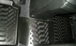 1 649 р. Коврики в салон Aileron 4 шт. (полиуретан)  Suzuki SX4  JYB, JYA (2013-2016) хэтчбэк дорестайлинг  с доставкой в г. Кемерово. Увеличить фотографию 3