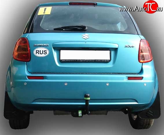 7 899 р. Фаркоп Лидер Плюс Suzuki SX4 GYA,GYB  рестайлинг, хэтчбэк (2010-2016) (Без электропакета)  с доставкой в г. Кемерово