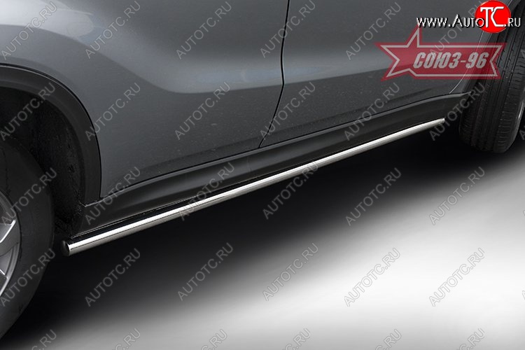 12 149 р. Защита порогов Souz-96 (d42) Suzuki Vitara LY дорестайлинг (2015-2019)  с доставкой в г. Кемерово