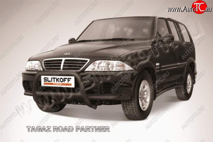 16 899 р. Кенгурятник d57 низкий  ТАГАЗ Road Partner (2007-2011) (Цвет: серебристый)  с доставкой в г. Кемерово