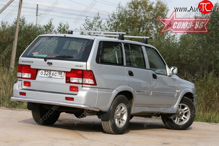 8 909 р. Защита заднего бампера Souz-96 (d60)  ТАГАЗ Road Partner (2007-2011)  с доставкой в г. Кемерово