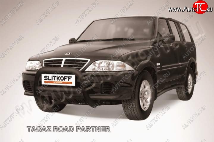 23 599 р. Кенгурятник d76 низкий  ТАГАЗ Road Partner (2009-2011) (Цвет: серебристый)  с доставкой в г. Кемерово