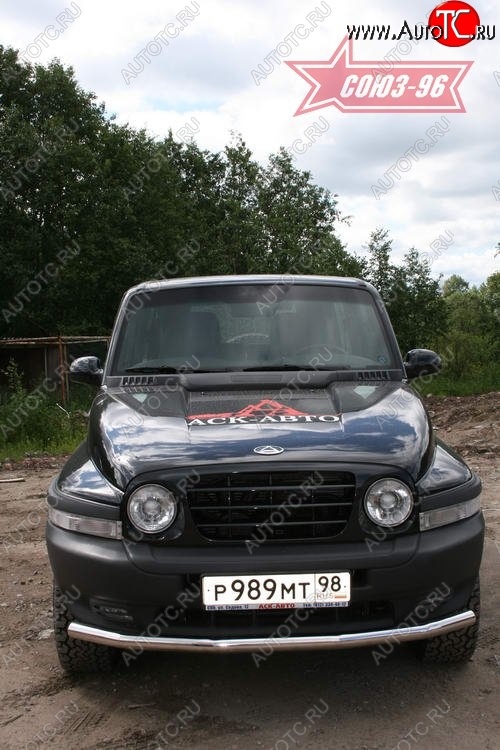 10 844 р. Защита переднего бампера одинарная Souz-96 (d60) ТАГАЗ Tager 3d (2008-2012)  с доставкой в г. Кемерово