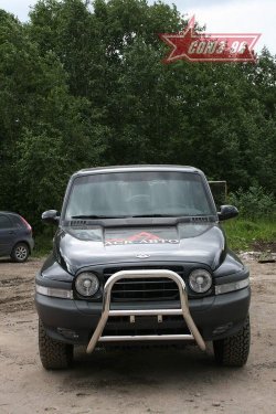 15 524 р. Защита переднего бампера Souz-96 (d60) ТАГАЗ Tager 3d (2008-2012)  с доставкой в г. Кемерово. Увеличить фотографию 1