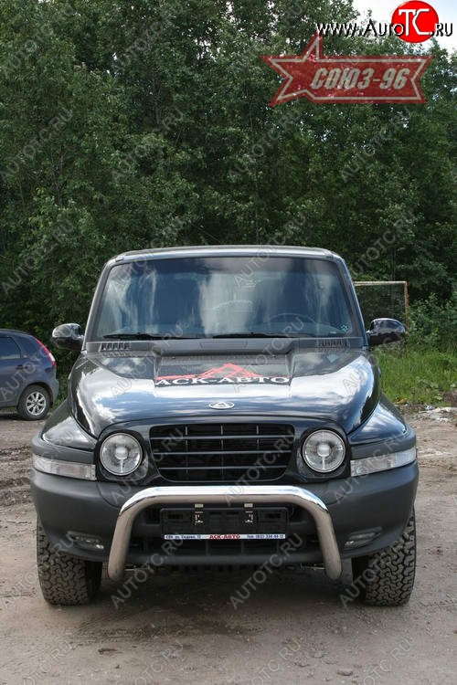 17 729 р. Защита переднего бампера Souz-96 (d76) ТАГАЗ Tager 3d (2008-2012)  с доставкой в г. Кемерово