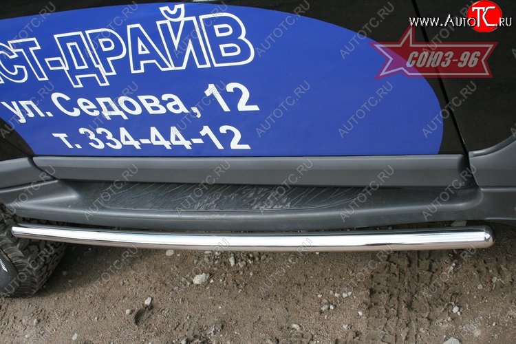 10 349 р. Защита штатных порогов Souz-96 (d42)  ТАГАЗ Tager  3d (2008-2012)  с доставкой в г. Кемерово