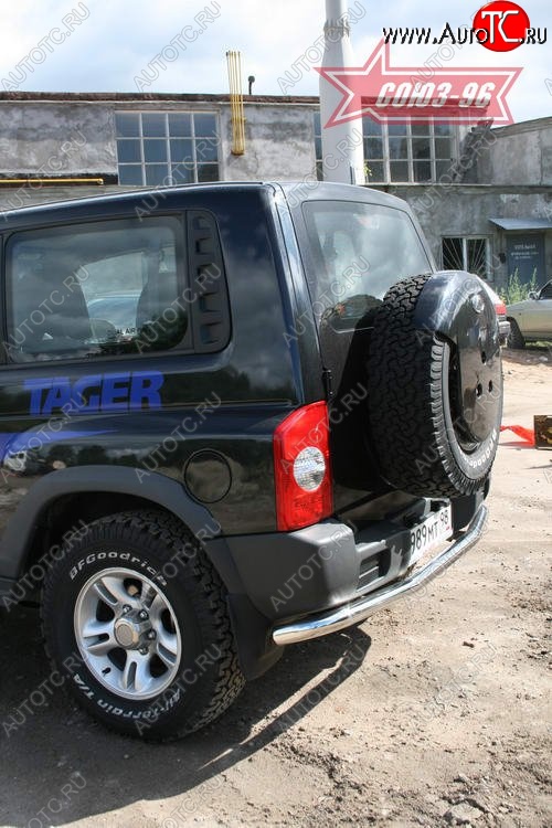 9 989 р. Защита заднего бампера Souz-96 (d60)  ТАГАЗ Tager  3d (2008-2012)  с доставкой в г. Кемерово