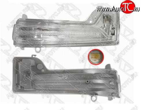 1 149 р. Правый указатель поворота в зеркало SAT  Toyota Hilux Revo (2015-2018) Double Cab дорестайлинг  с доставкой в г. Кемерово