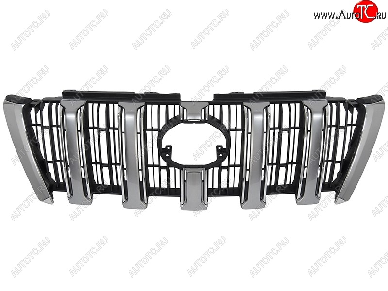 8 749 р. Решётка радиатора SAT (хром, серебро) Toyota Land Cruiser Prado J150 1-ый рестайлинг (2013-2017)  с доставкой в г. Кемерово
