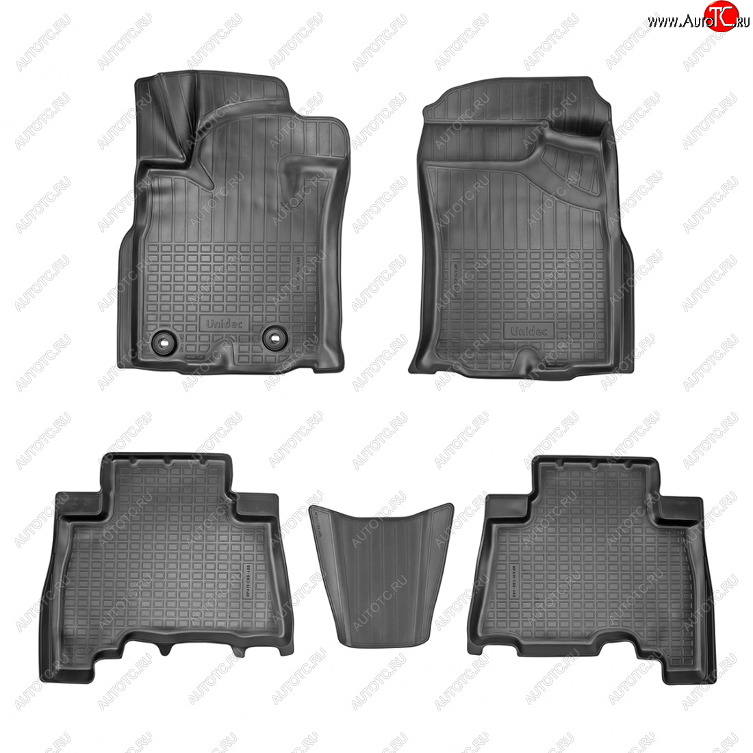 2 999 р. Коврики салона Norplast Unidec  Toyota Land Cruiser Prado  J150 (2013-2020) 1-ый рестайлинг, 2-ой рестайлинг (черные)  с доставкой в г. Кемерово