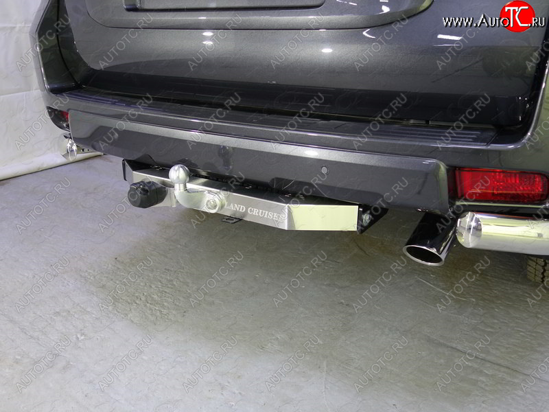 16 999 р. Фаркоп (тягово-сцепное устройство) TCC  Toyota Land Cruiser Prado  J150 (2009-2020) дорестайлинг, 1-ый рестайлинг, 2-ой рестайлинг (оцинкованный, шар F , надпись Land Cruiser)  с доставкой в г. Кемерово