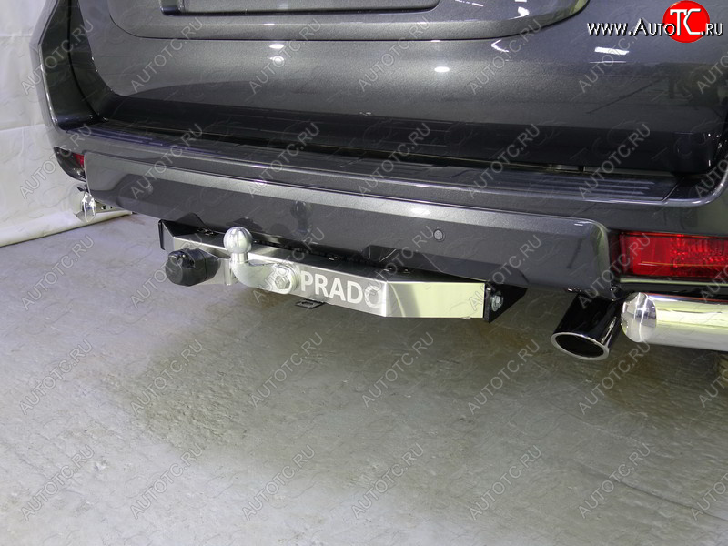 16 999 р. Фаркоп (тягово-сцепное устройство) TCC (надпись Prado)  Toyota Land Cruiser Prado  J150 (2009-2020) дорестайлинг, 1-ый рестайлинг, 2-ой рестайлинг (Оцинкованный, шар F - оцинкованный)  с доставкой в г. Кемерово