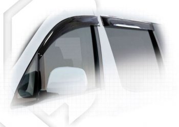 2 299 р. Дефлектора окон CA-Plastiс  Toyota Alphard  H10 (2002-2008) дорестайлинг, рестайлинг (серия Classic полупрозрачный, Без хром.молдинга)  с доставкой в г. Кемерово. Увеличить фотографию 2