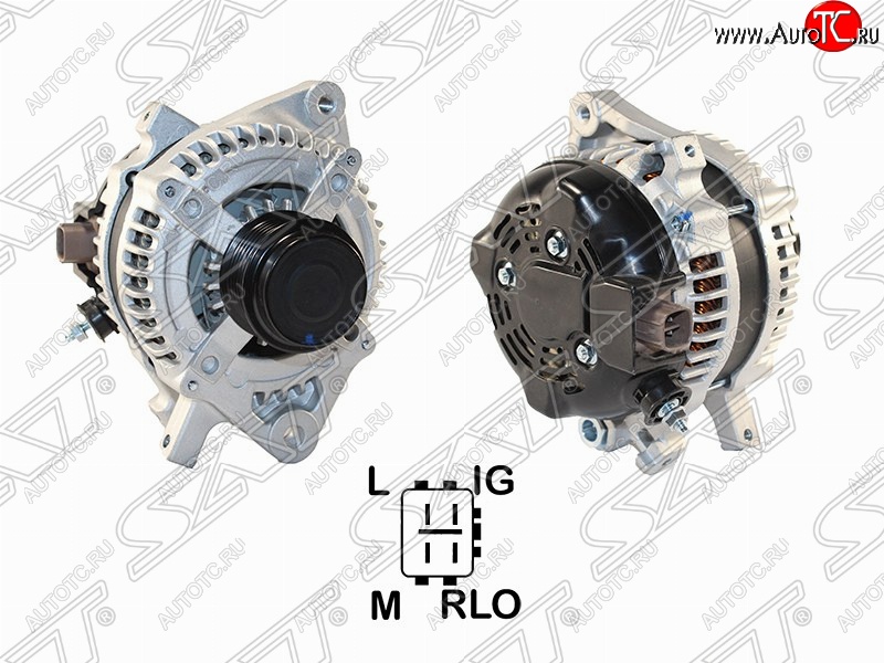 12 599 р. Генератор (1NR) SAT Toyota Corolla E150 седан рестайлинг (2009-2013)  с доставкой в г. Кемерово