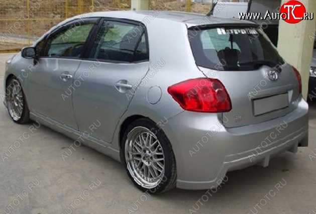 10 199 р. Задний бампер CT Toyota Auris E150 хэтчбэк 5 дв. дорестайлинг (2006-2010) (Неокрашенный)  с доставкой в г. Кемерово