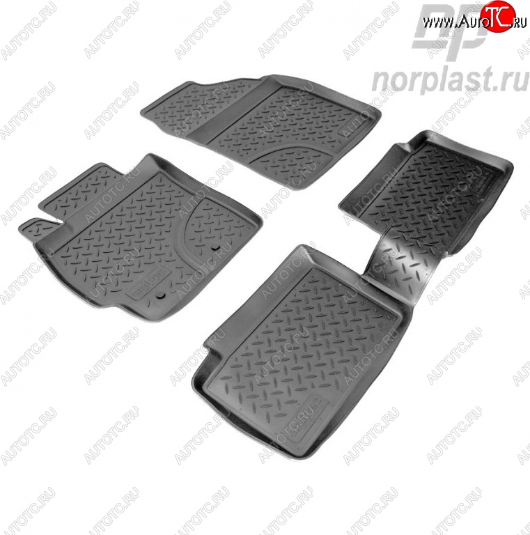 2 399 р. Комплект ковриков в салон Norplast  Toyota Auris  E150 (2006-2010) хэтчбэк 5 дв. дорестайлинг  с доставкой в г. Кемерово