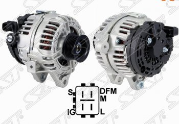 14 499 р. Генератор SAT (12V 100A 2.0/2.4/1AZFSE/2AZFSE)  Toyota Avensis ( T220 седан,  T250 седан,  T250 универсал) (2000-2008) рестайлинг, дорестайлинг, рестайлинг, рестайлинг  с доставкой в г. Кемерово. Увеличить фотографию 1