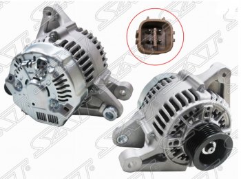 9 299 р. Генератор SAT (12V 80A 1/3 /4ZZFE/ZZE11#) Toyota Avensis T270 седан дорестайлинг (2008-2011)  с доставкой в г. Кемерово. Увеличить фотографию 1