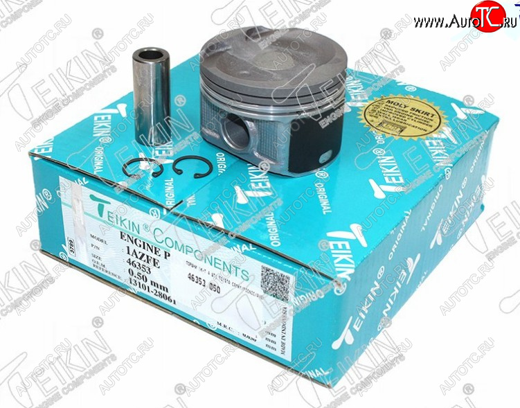 7 249 р. Комплект поршней с пальцами TEIKIN (1AZ-FE) Toyota Avensis T250 седан дорестайлинг (2003-2006)  с доставкой в г. Кемерово