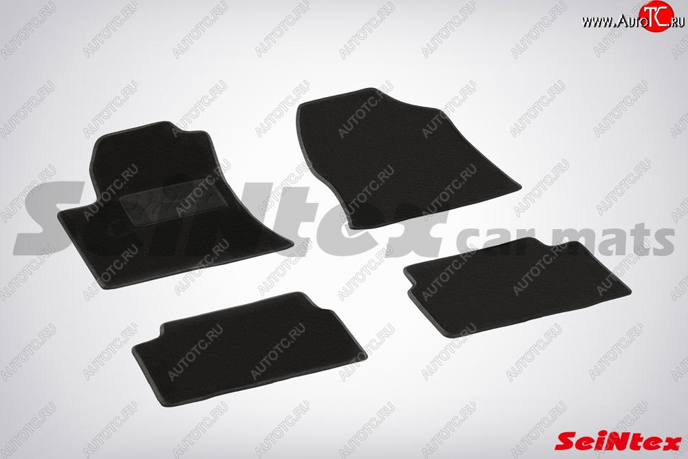 2 999 р. Износостойкие коврики в салон SeiNtex Premium LUX 4 шт. (ворсовые)  Toyota Avensis ( T250 седан,  T250 универсал) (2003-2008) дорестайлинг, рестайлинг  с доставкой в г. Кемерово